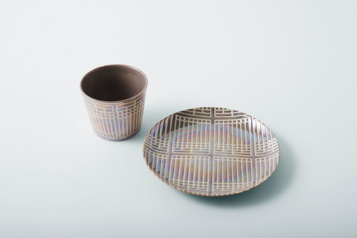 Syoji Cup & Plate Set