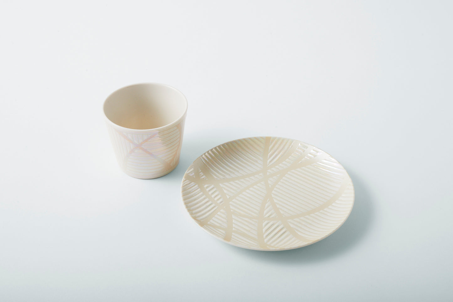 Syoji Cup & Plate Set