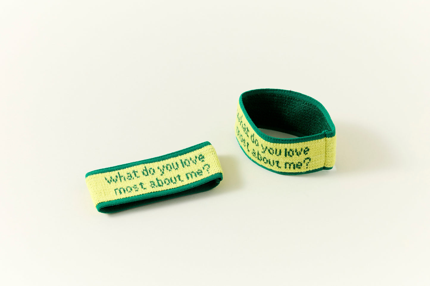 ankle bands / what do you love most about me?