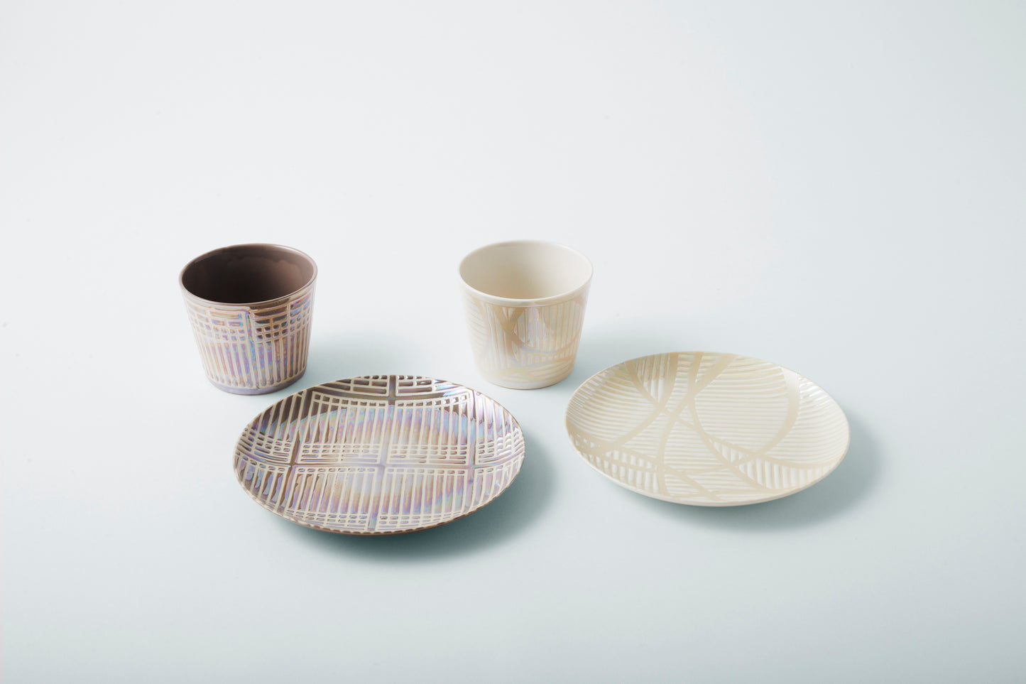 Syoji Cup & Plate Set