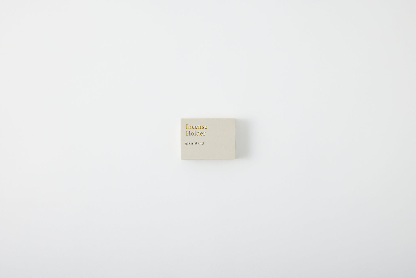 Glass Incense Holder Square Gray