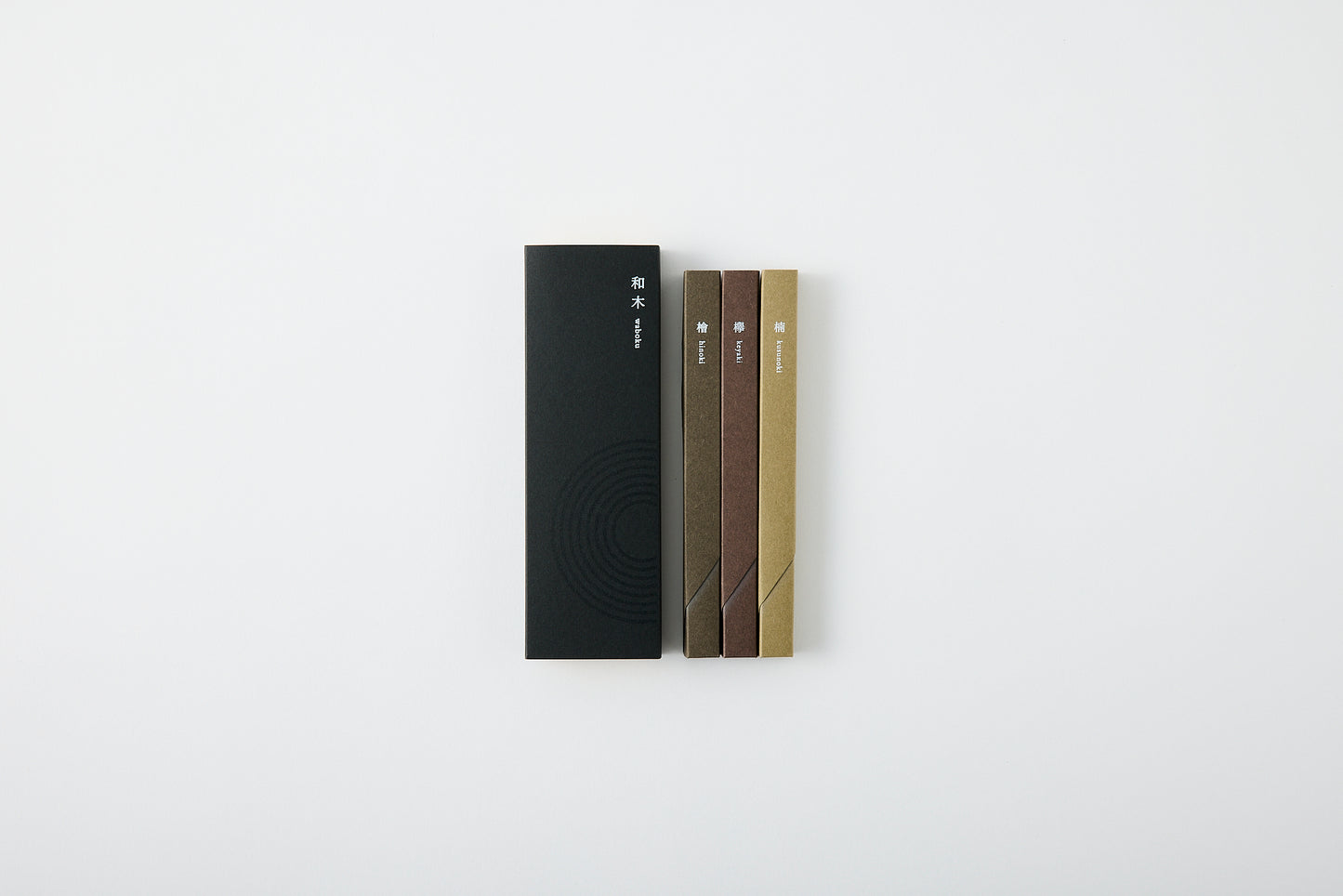 WABOKU Incense Stick Multi Fragrance (Hinoki, Keyaki, Kusu)