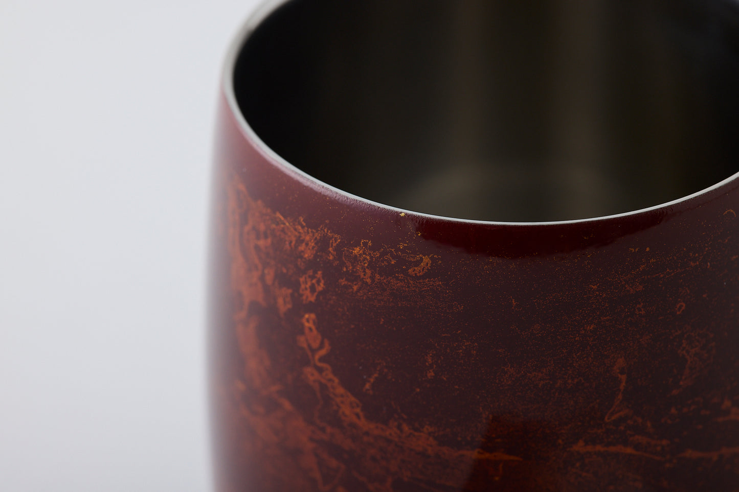 SHIMA Daruma Cup Red Sandalwood