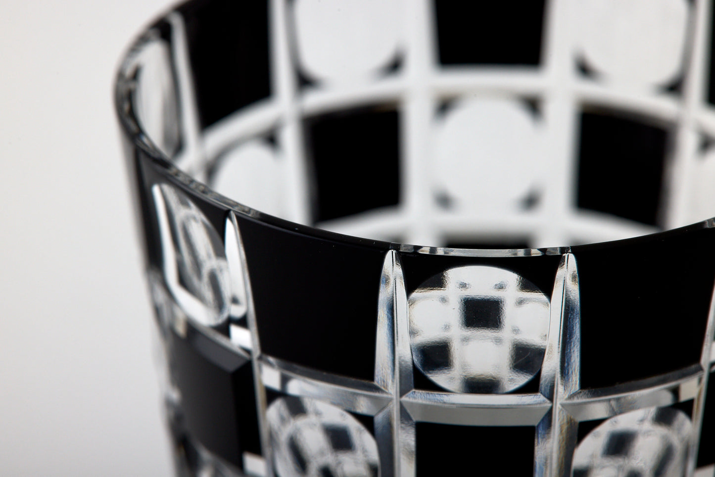 Edokiriko – Tamaichimatsu "玉市松" Old Fashioned Mini Glass