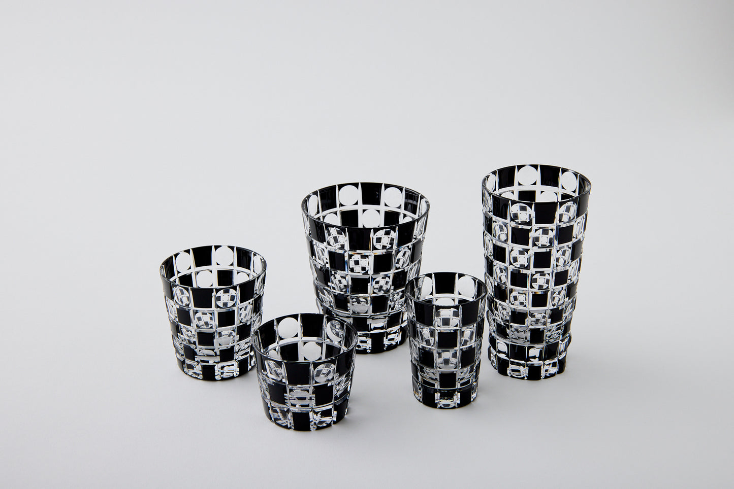 Edokiriko – Tamaichimatsu "玉市松" Tumbler