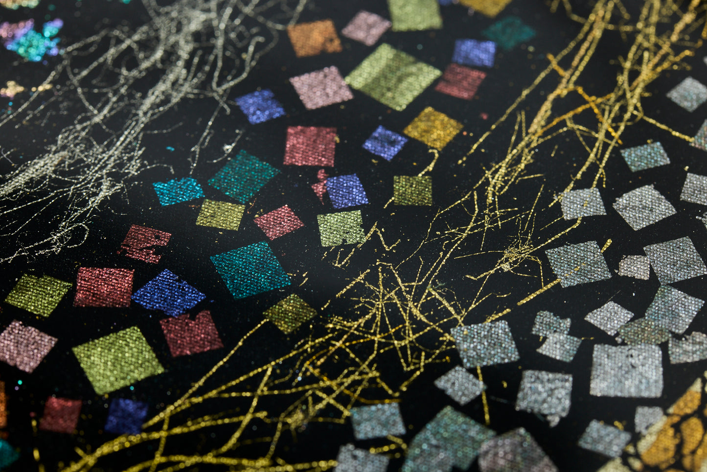 Hatsuzuru no Tsuki "初弦の月" – Round Plate – Black