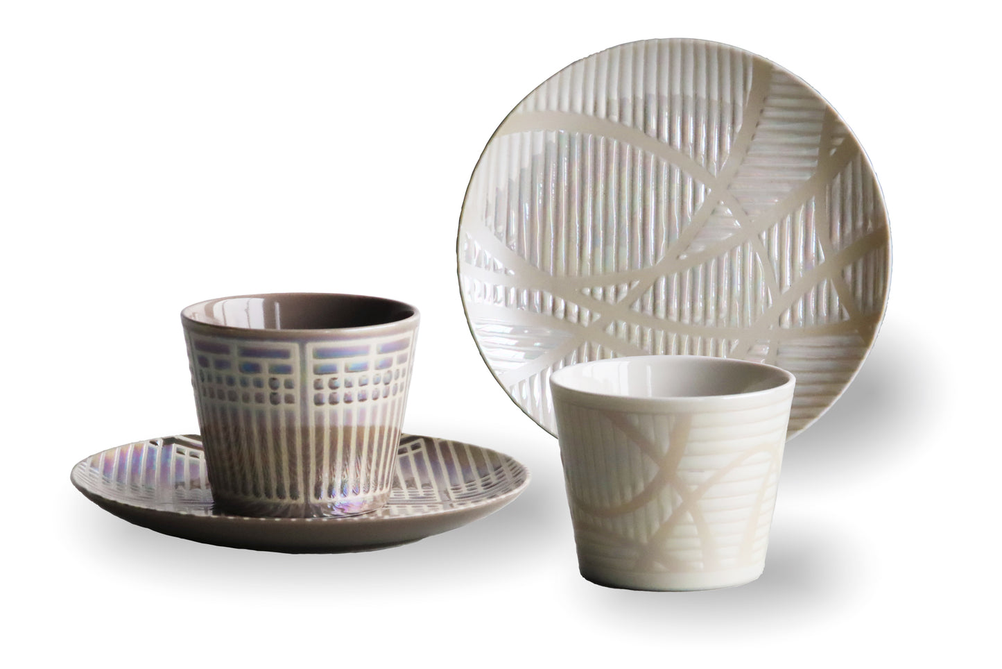 Syoji Cup & Plate Set