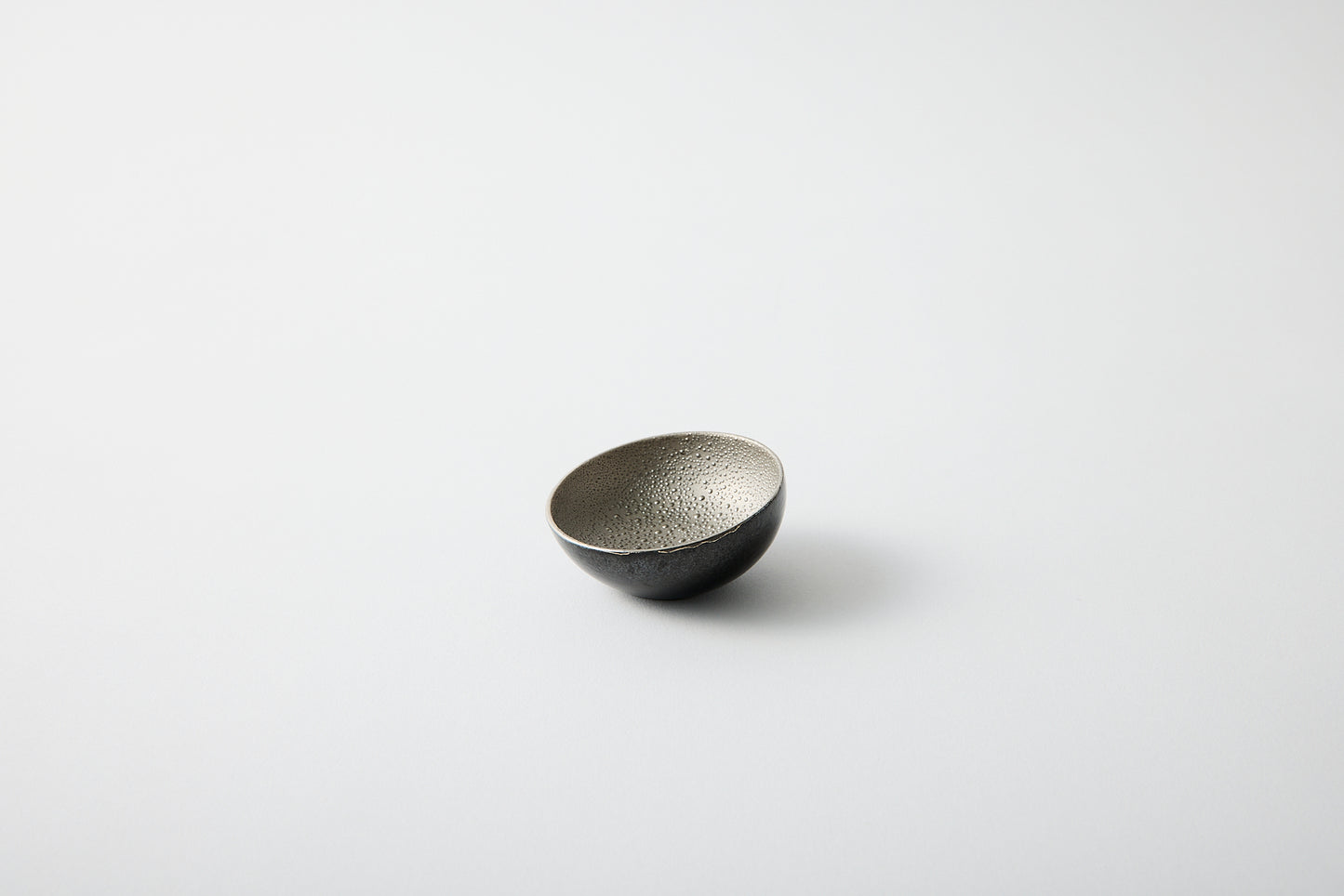 Utage Small Bowl, Round, Black & Silver