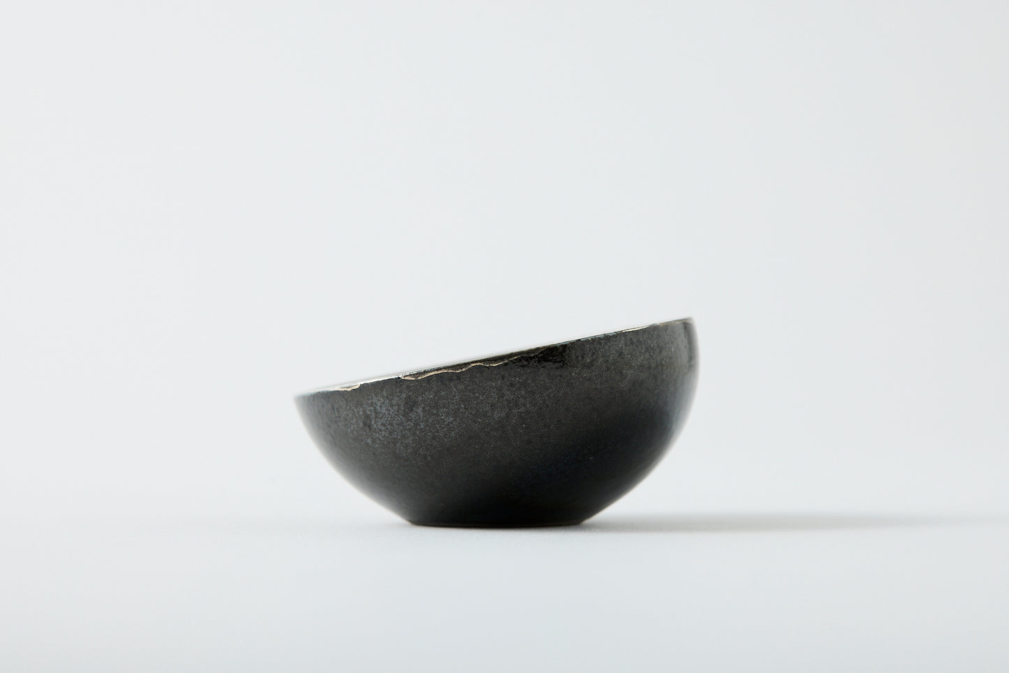 Utage Small Bowl, Round, Black & Silver