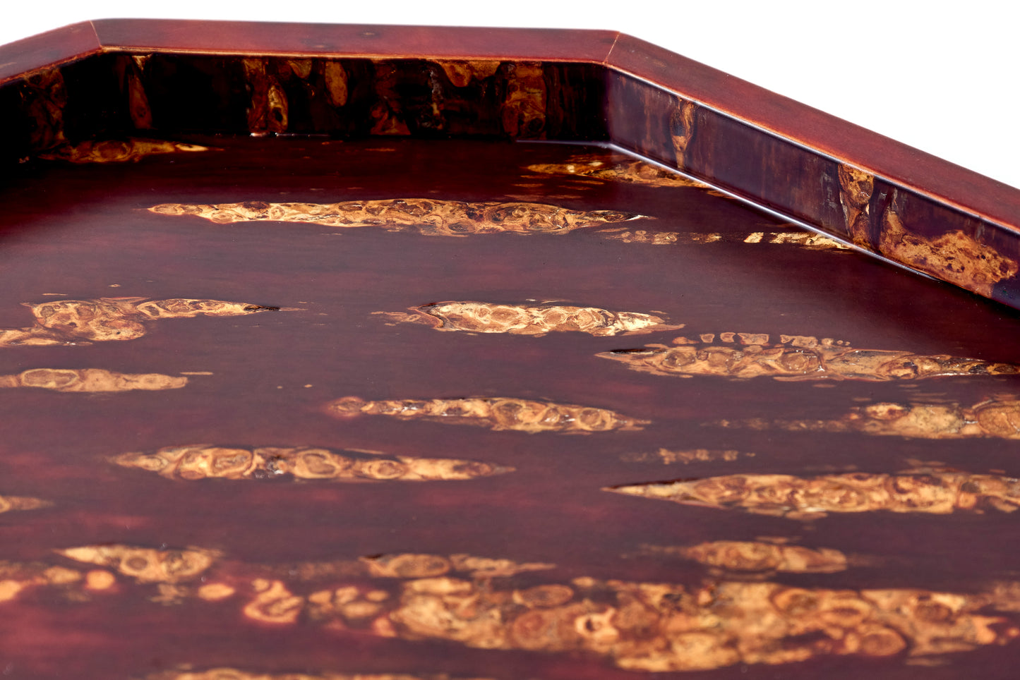 12-Sided Tray (Small) – Plain Cherry Bark