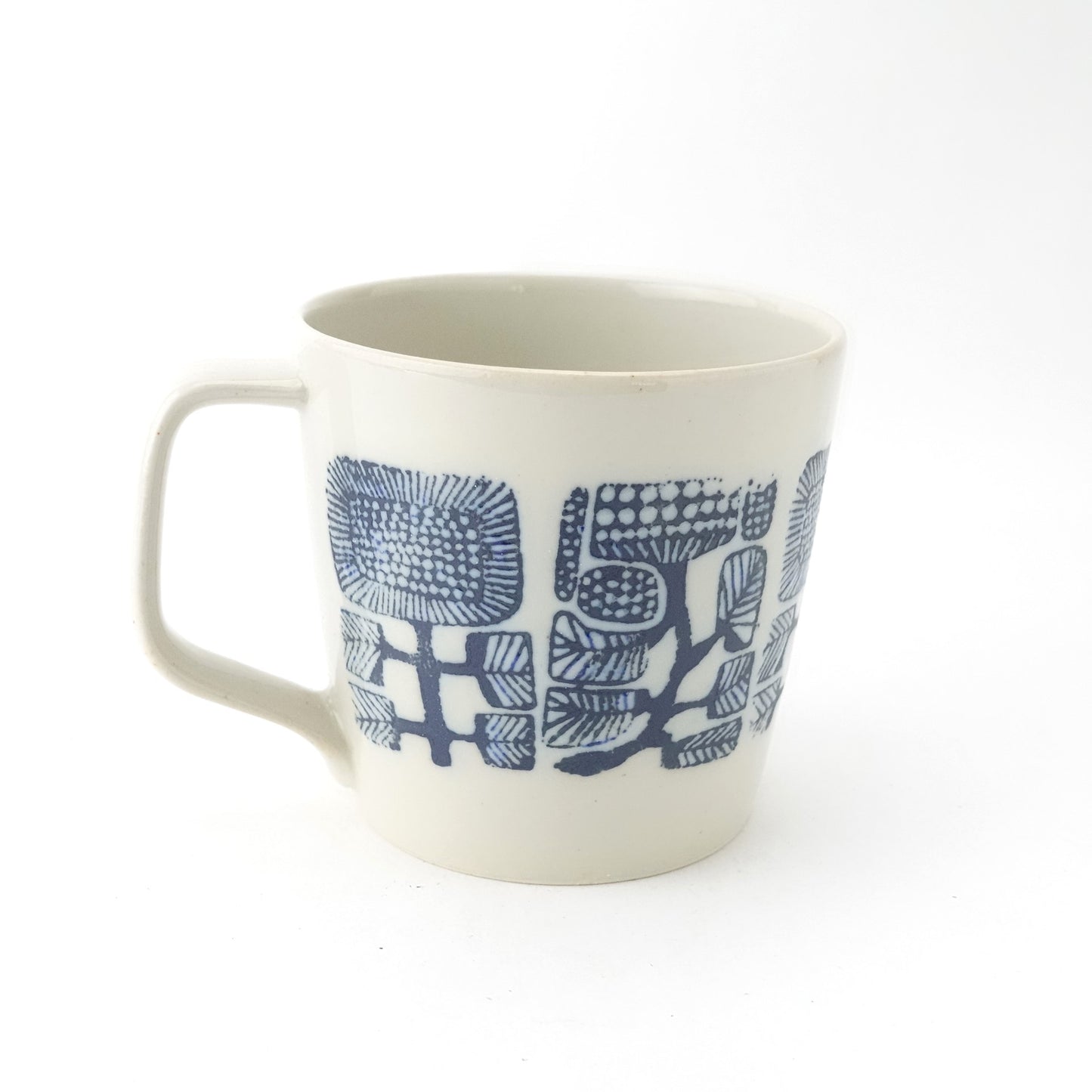 Inban AZTECA White Coffee Mug Hasami Porcelain