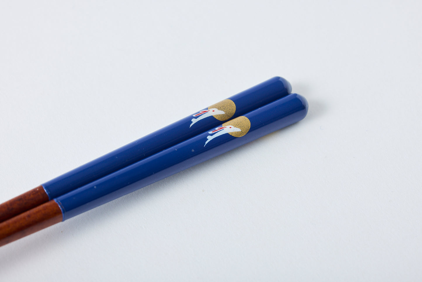 Dishwasher-Safe Moon Rabbit Chopsticks Blue 18cm
