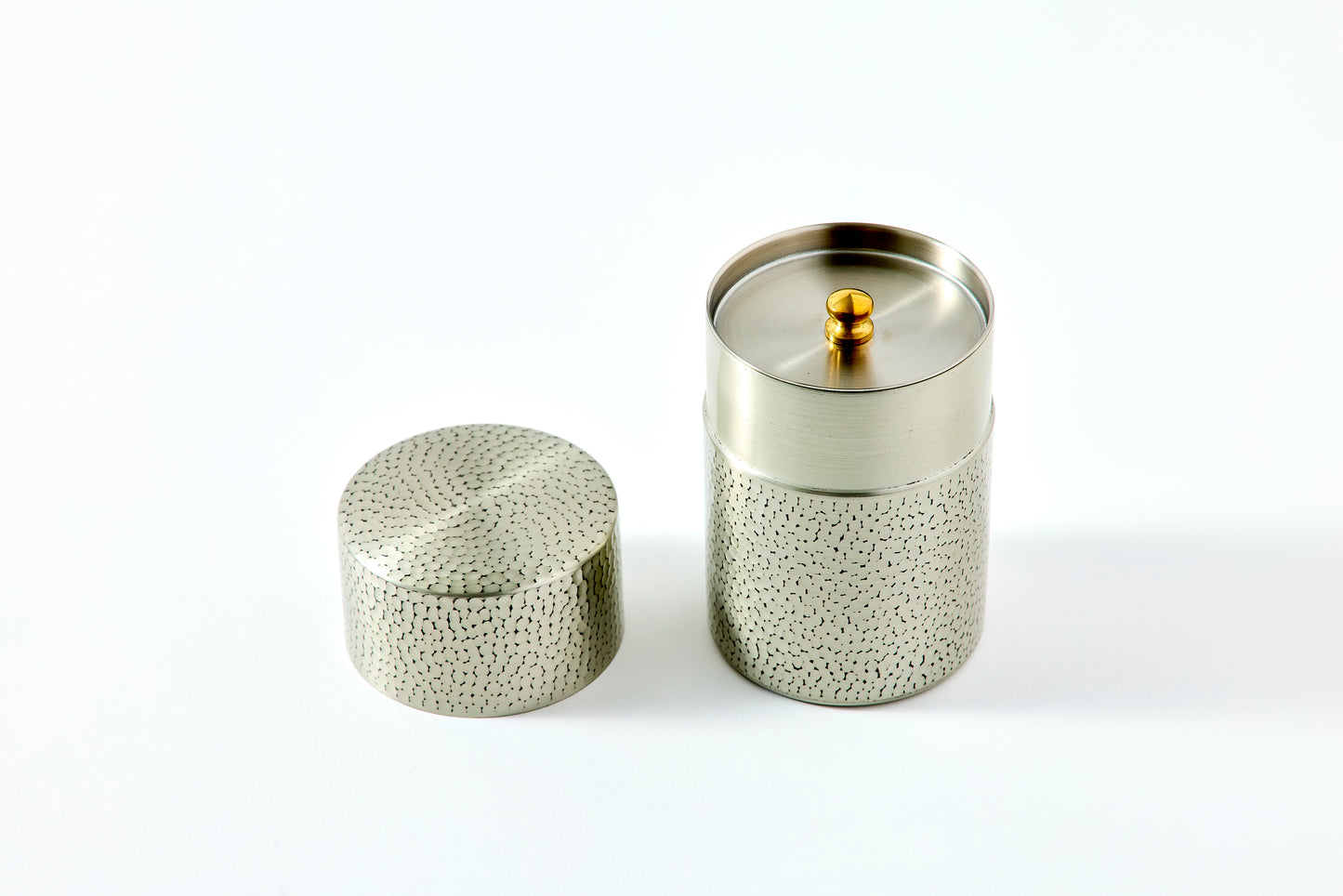 Hammered Pure Copper Tea Canister – Medium (150g)