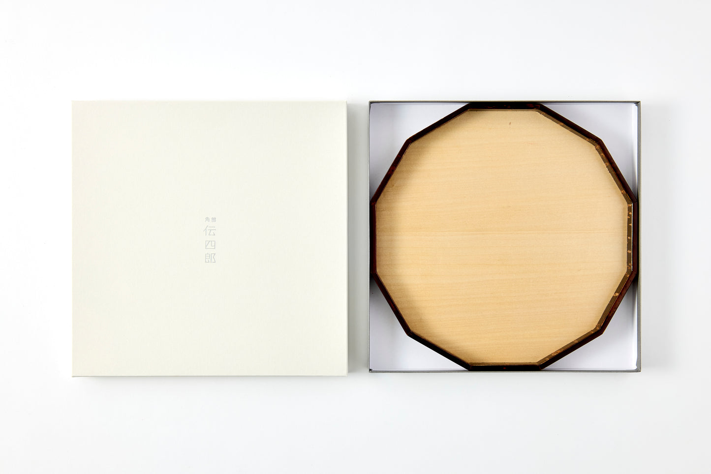 12-Sided Tray (Large) – Maple Wood