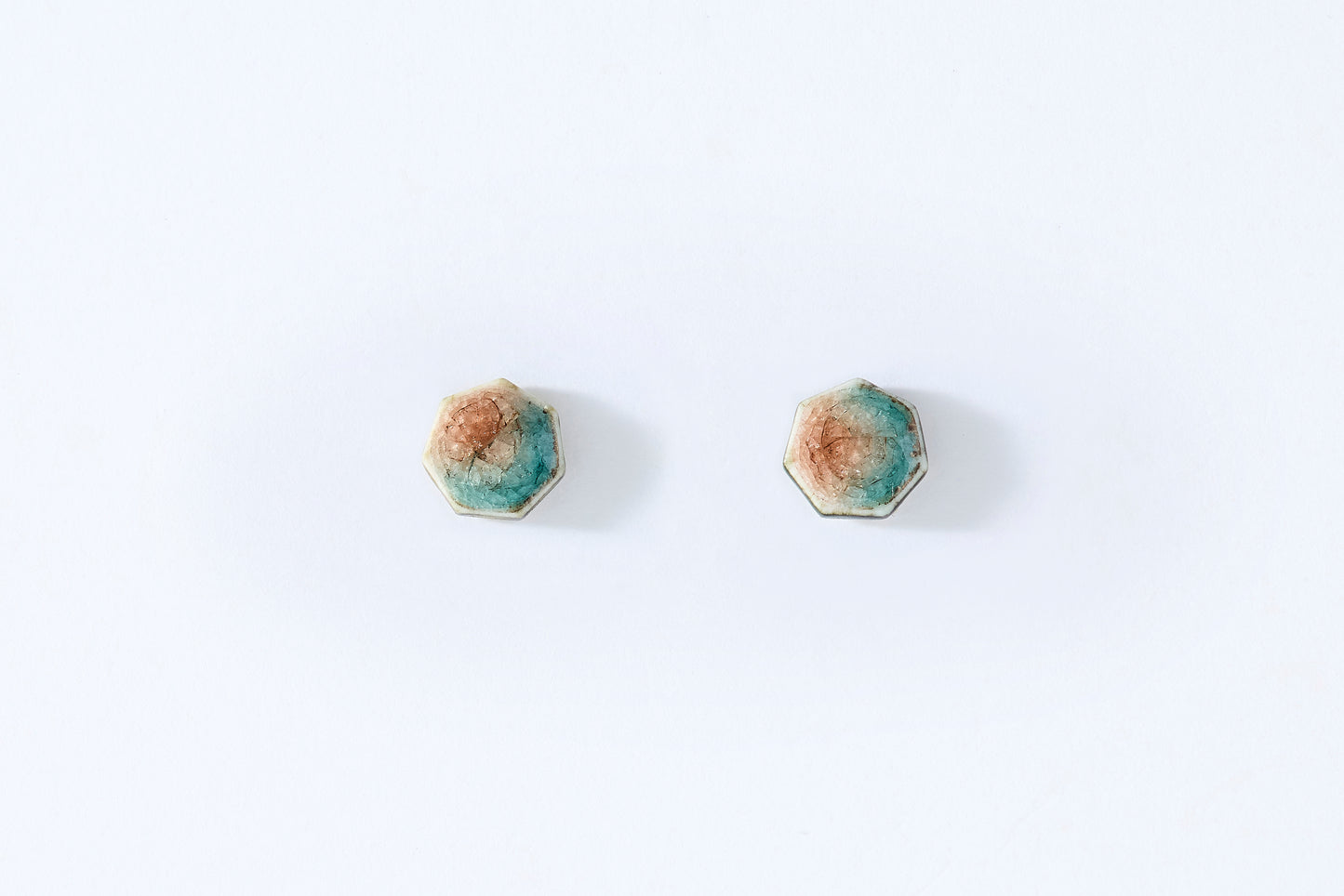 Shinonome Heptagon Earrings