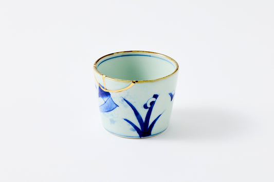 Gold Line Kosome Floral Garland Sobachoko Imari Porcelain