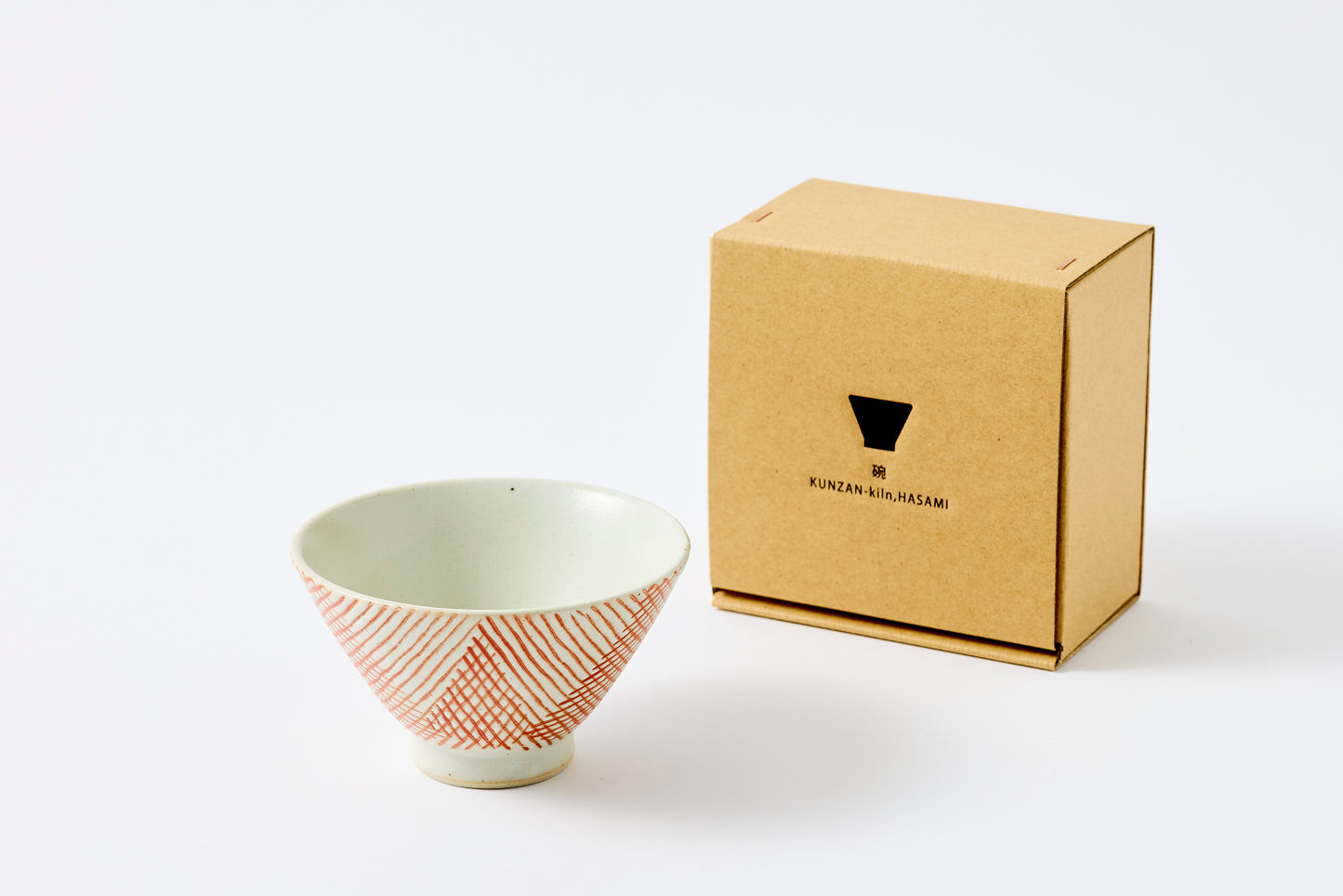 Inban KOUSHI Rice Bowl Hasami Porcelain