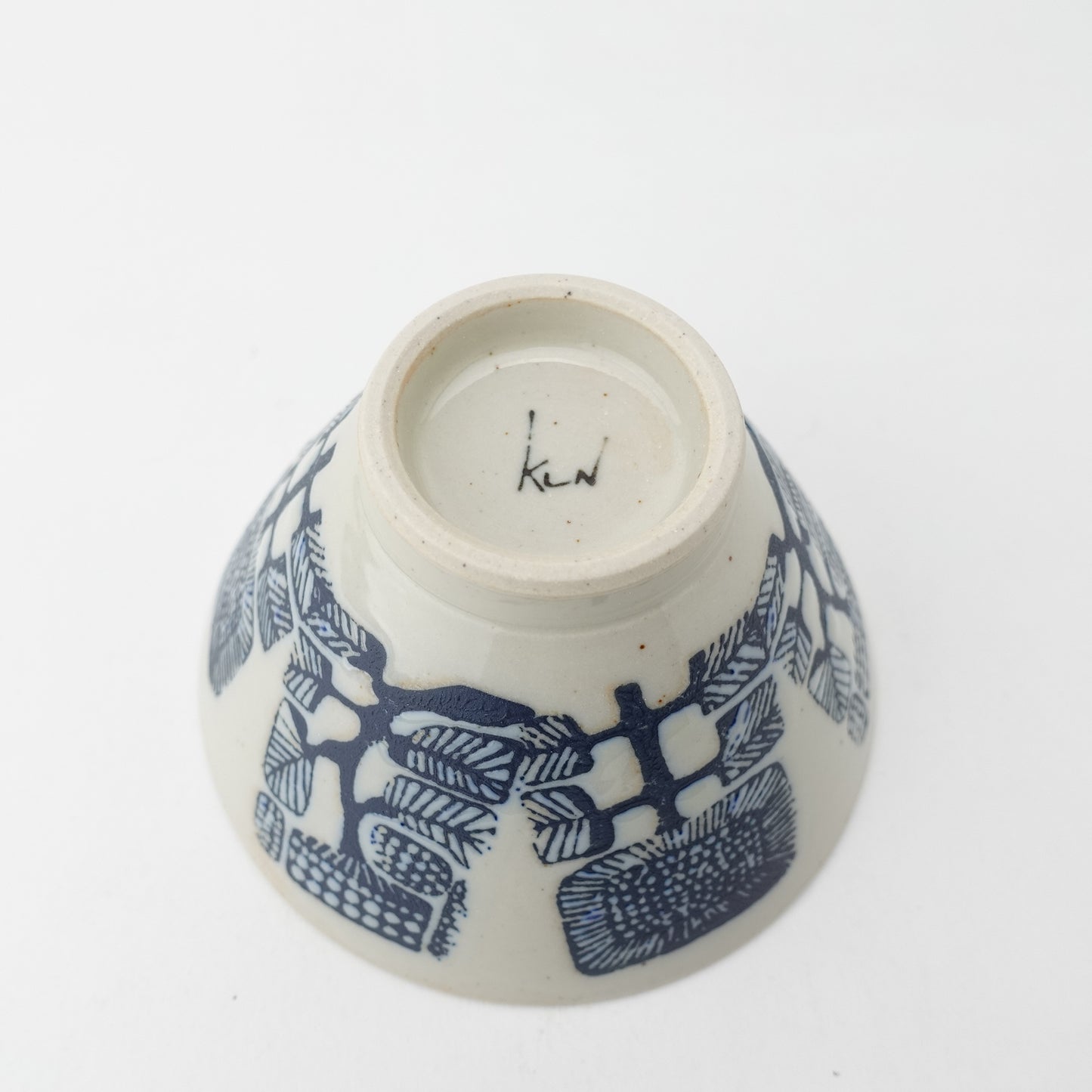 Inban AZTECA Rice Bowl Hasami Porcelain
