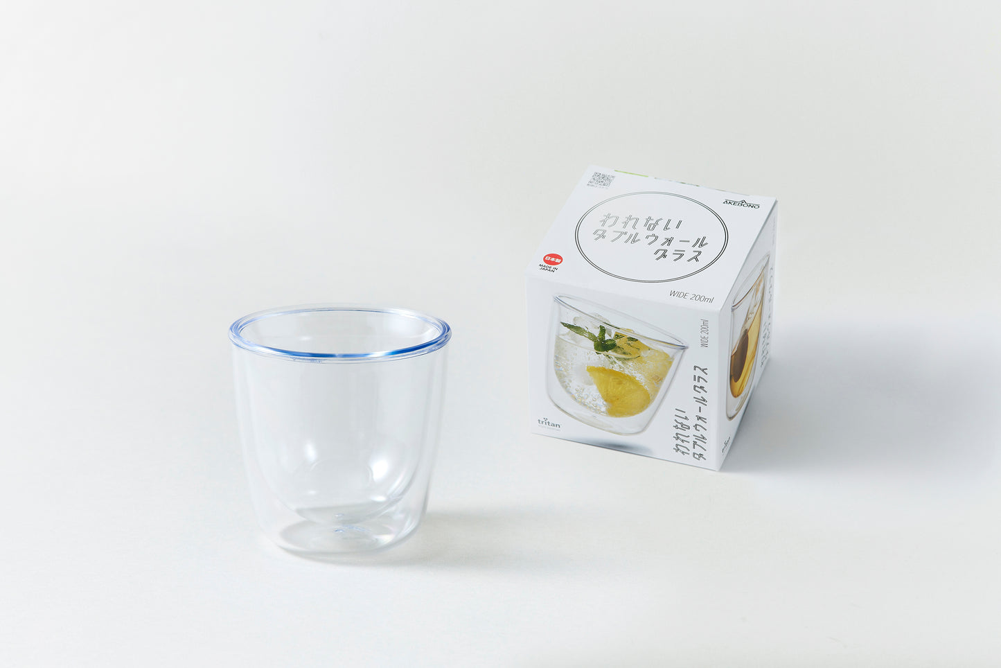 Unbreakable Double-Wall Glass Wide 200ml