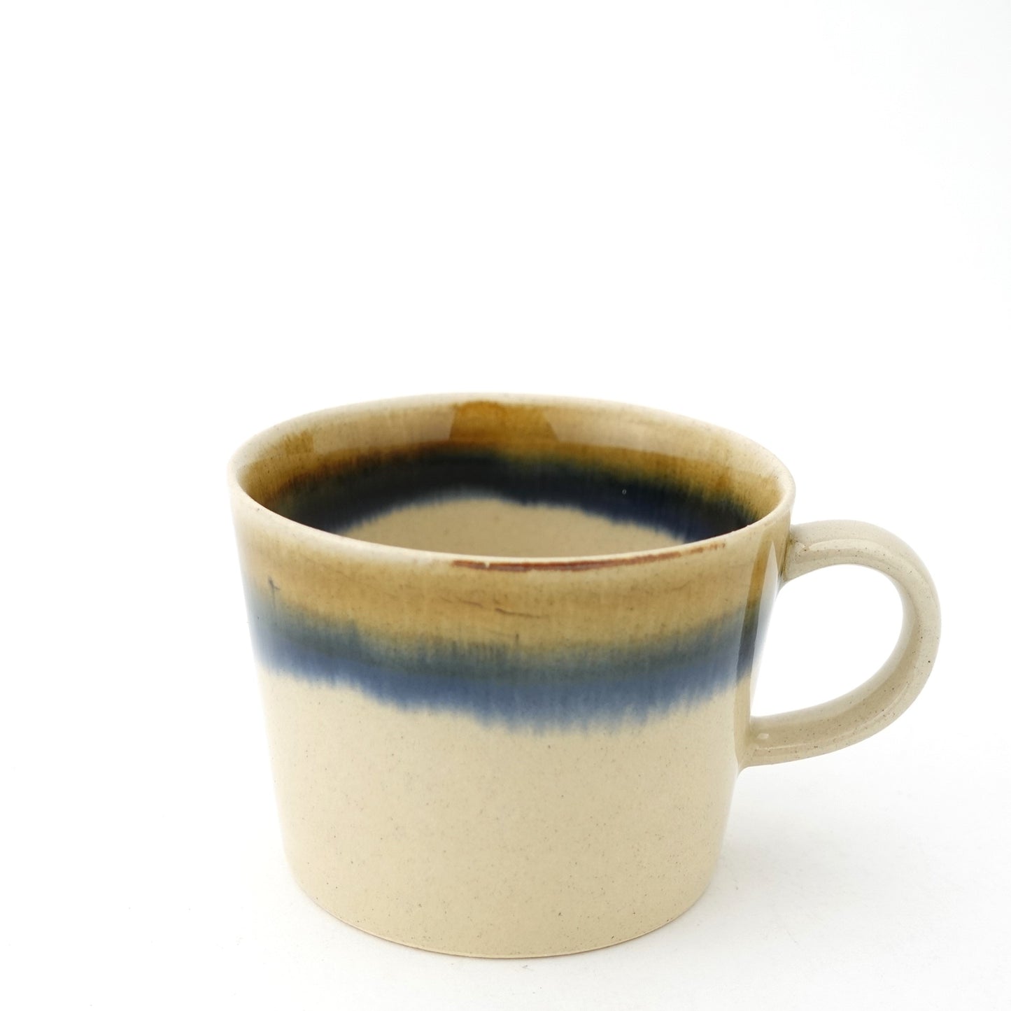 Two-Tone Wrapped Cup & Saucer Hasami Porcelain