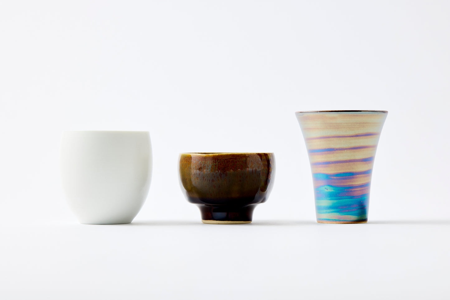 Japanese Sake Tasting Cup Set Hasami Porcelain