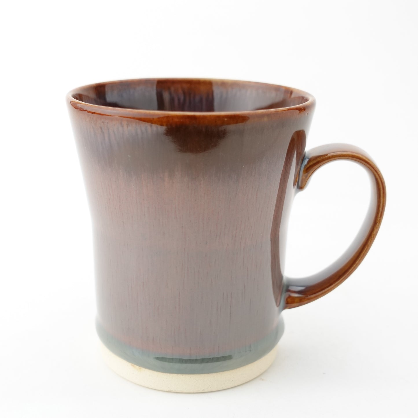 FD Rust Rim and Amber Glaze Mug Hasami Porcelain