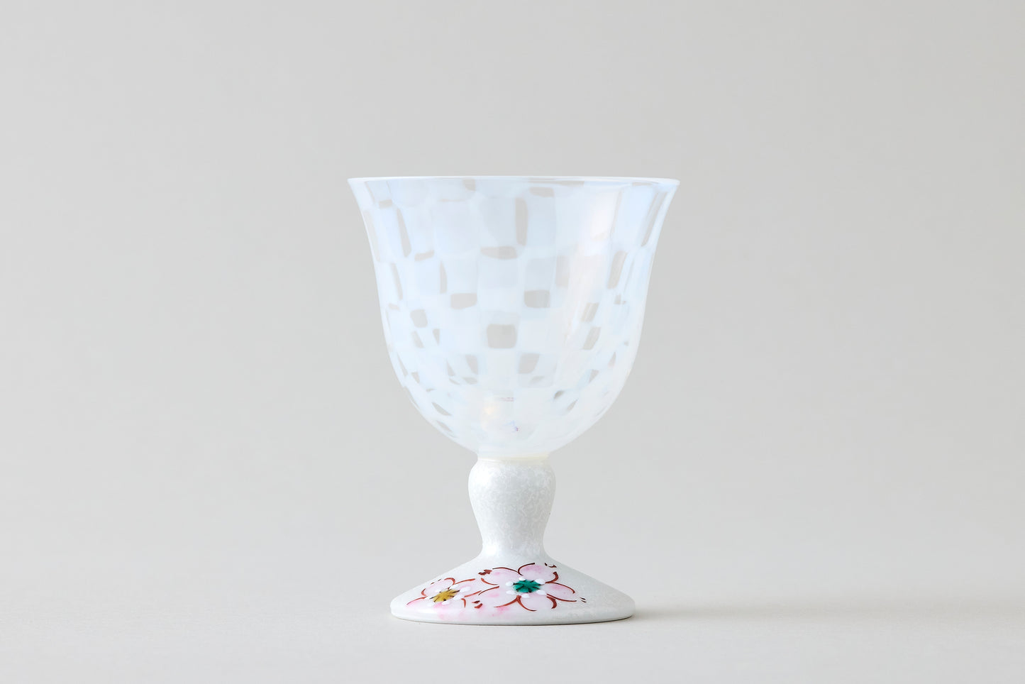 Cold Sake Glass (Opal) - Sakura Moif Silver