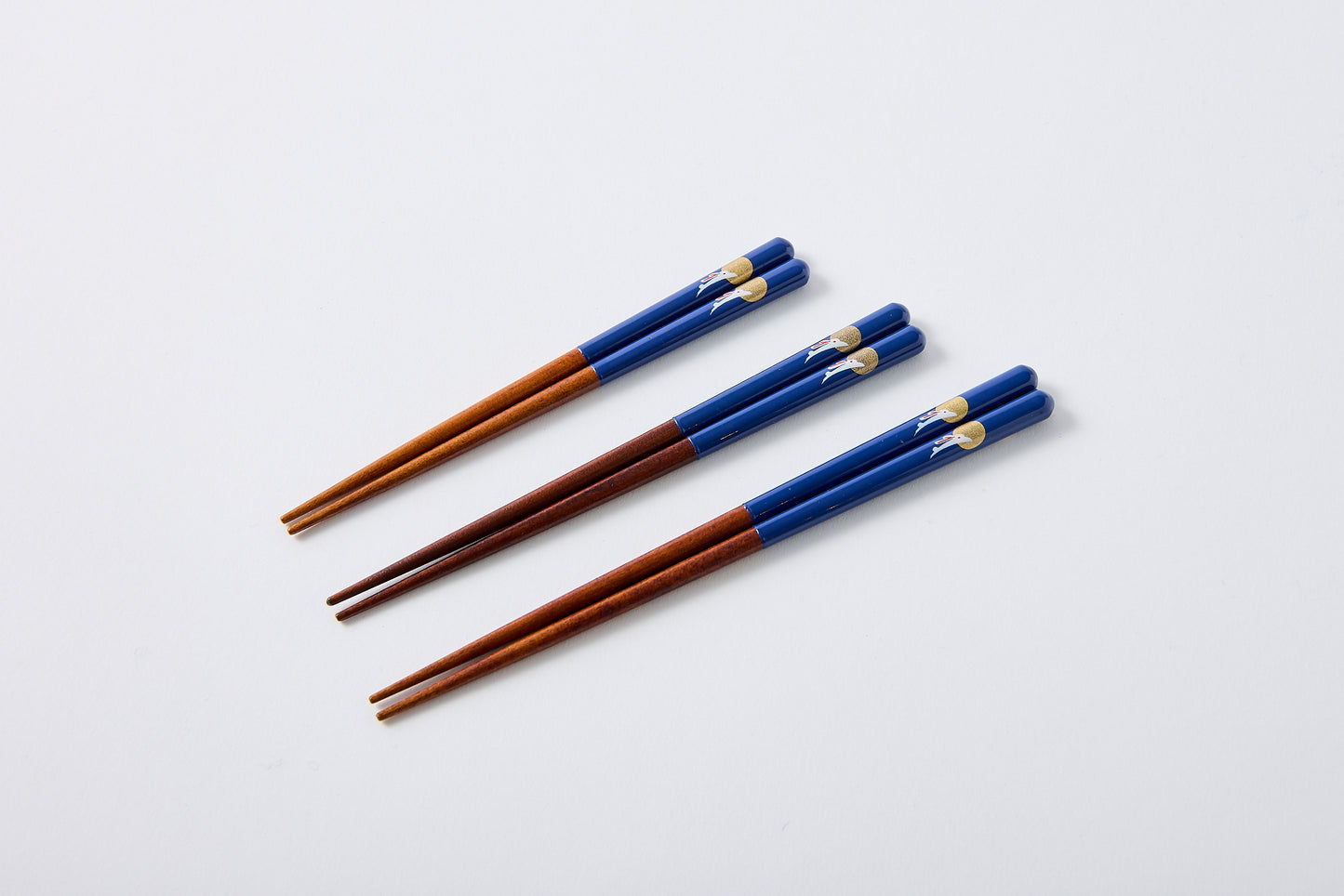 Dishwasher-Safe Moon Rabbit Chopsticks Blue 16cm