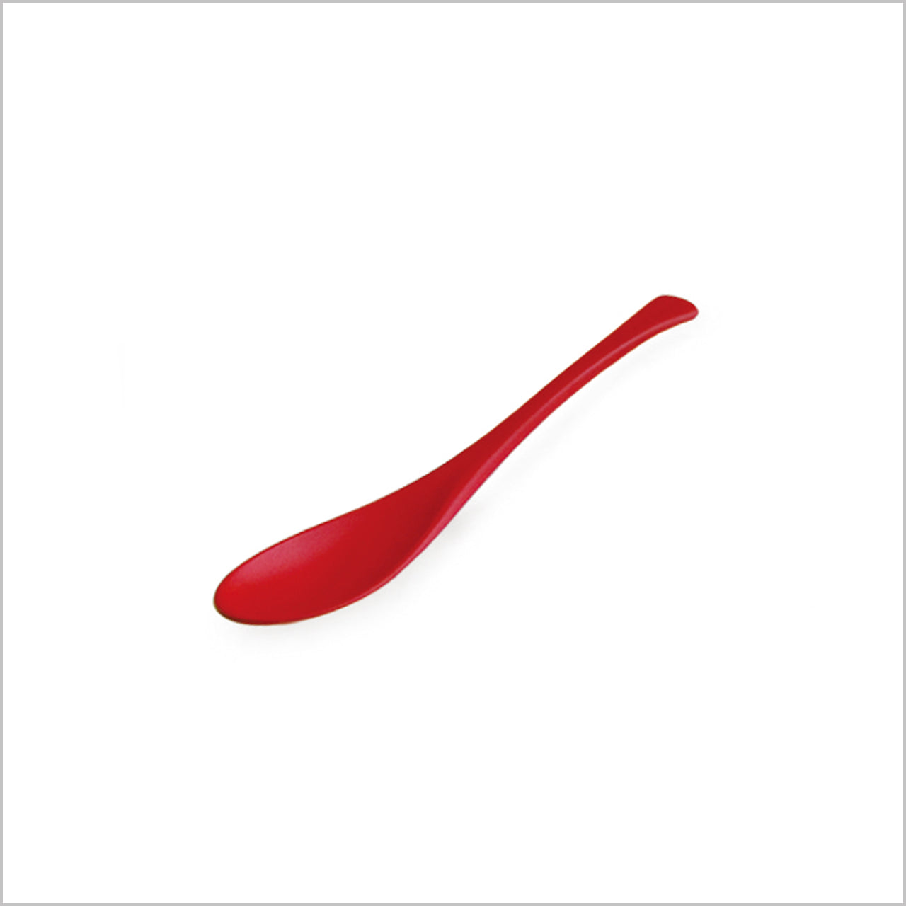 wave spoon / red