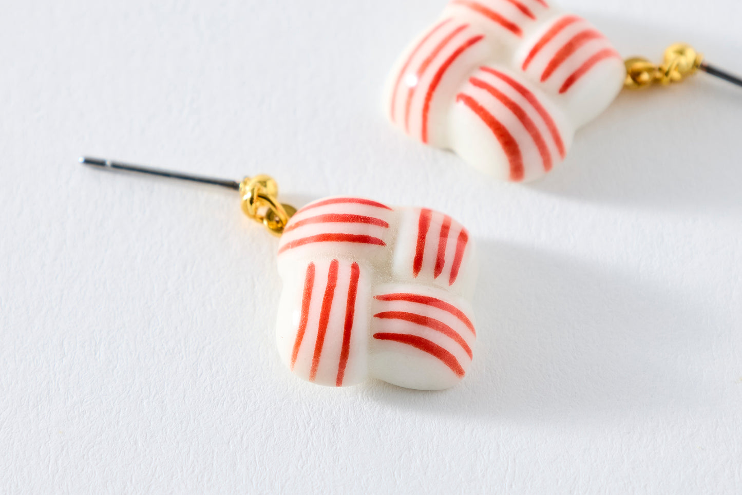 Musubi Red Earrings