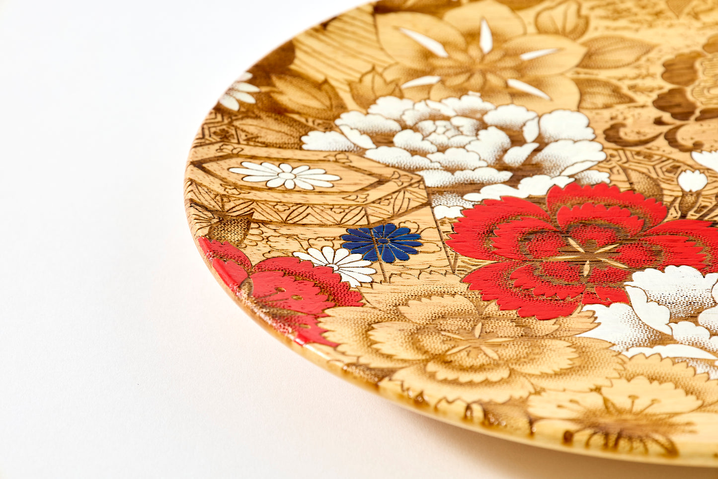 Decorative Plate – Kyo-Yuzen Pattern Collection: Sai