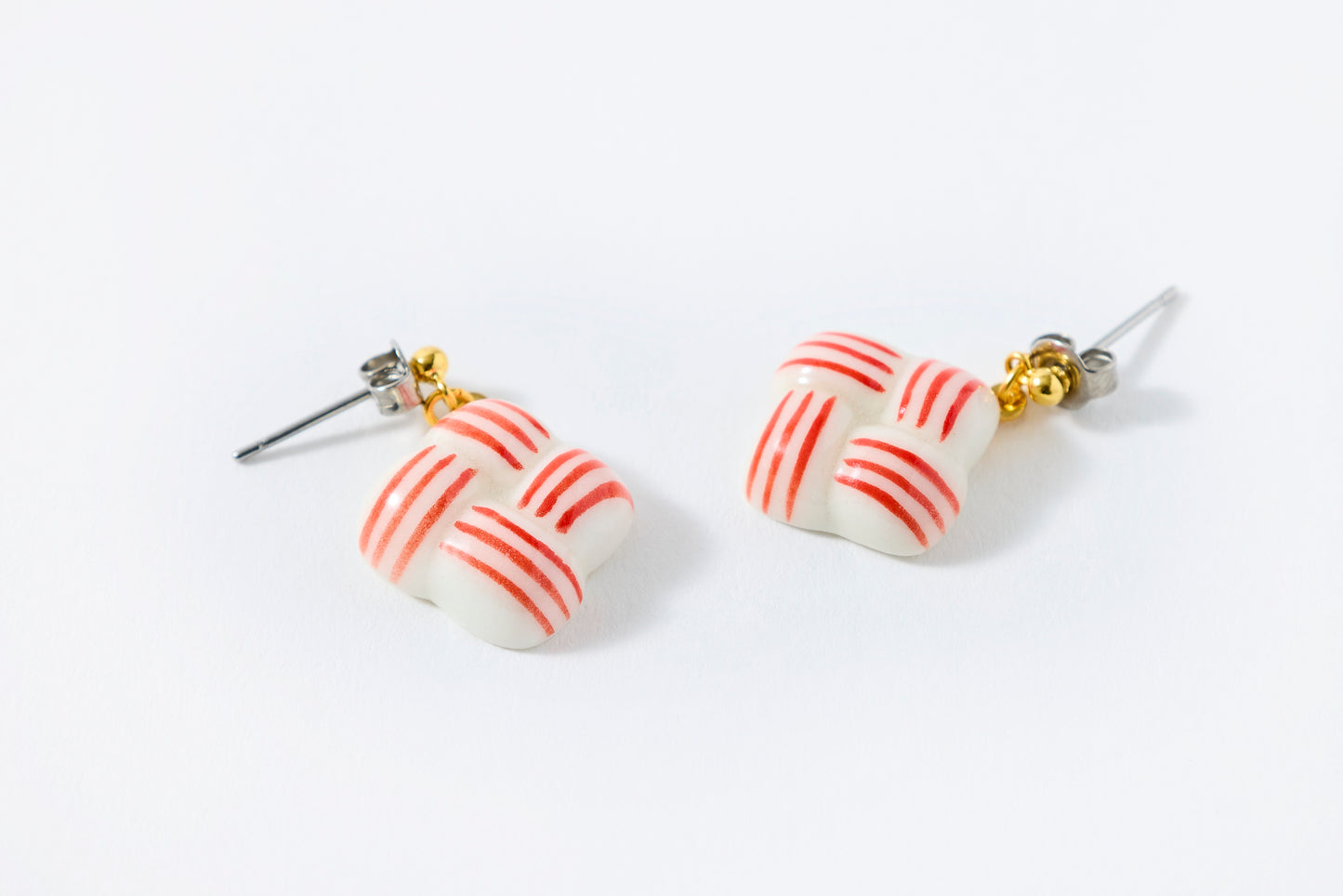 Musubi Red Earrings