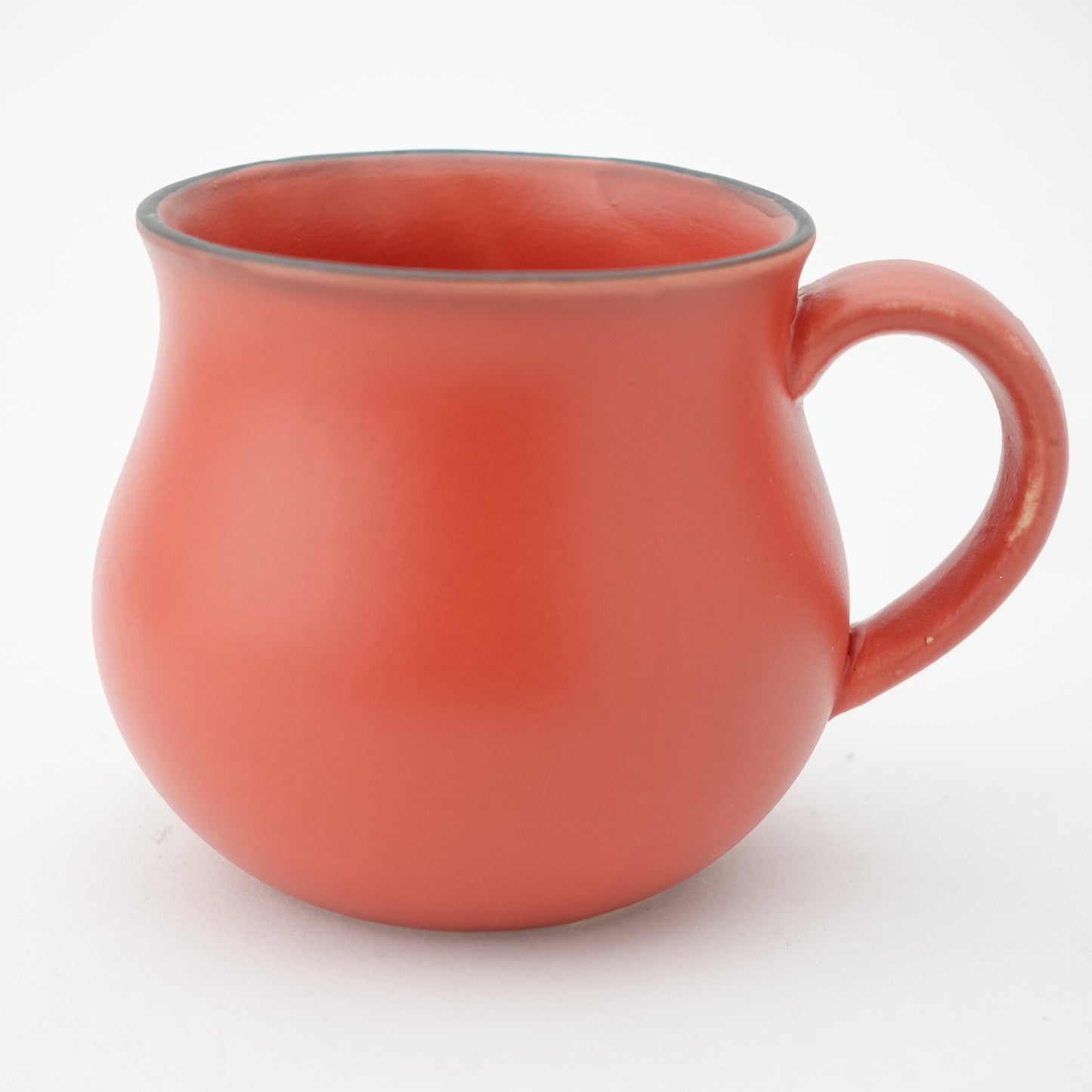 Rust Rim Matte Red Aroma Mug Hasami Porcelain