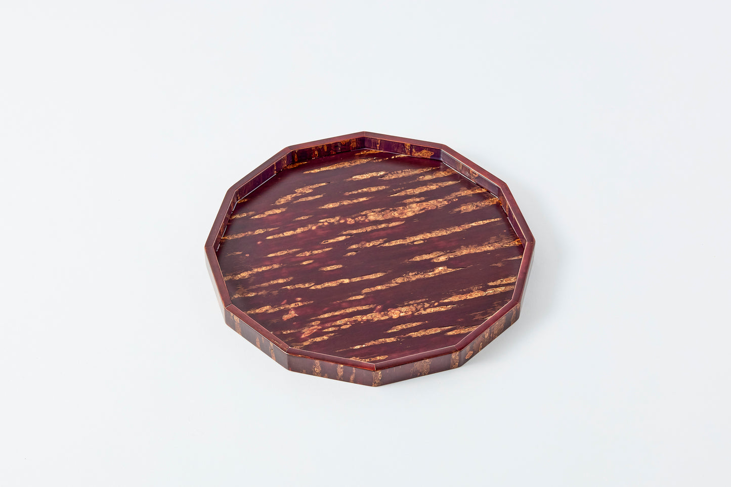 12-Sided Tray (Small) – Plain Cherry Bark