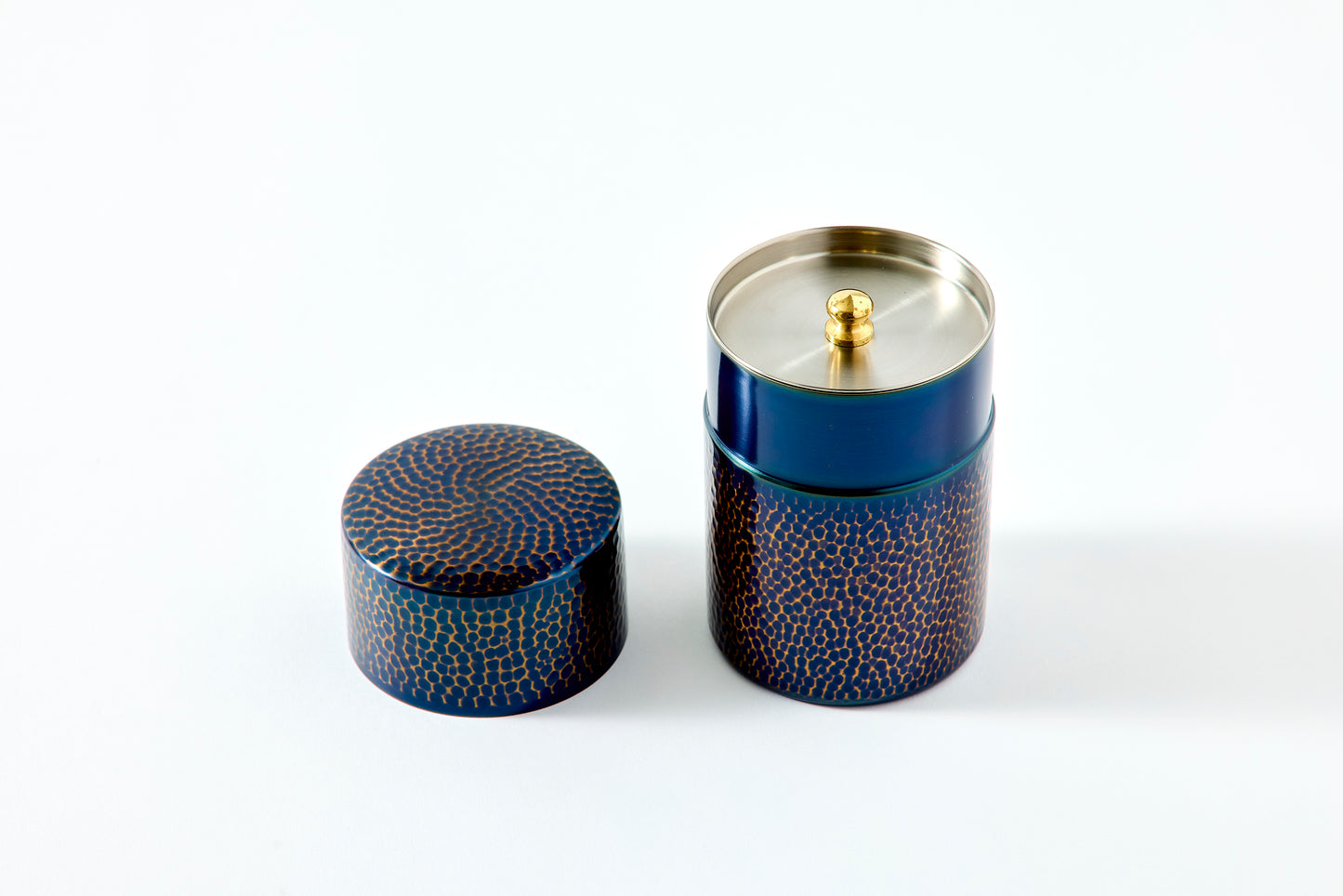 Hammered Pure Copper Tea Canister – Medium (150g)