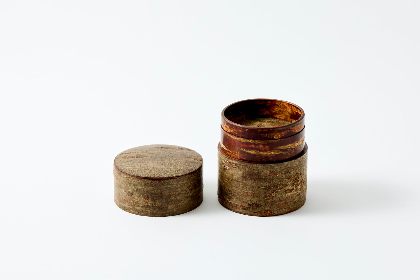 Tea Canister Frosted Decor (Small)