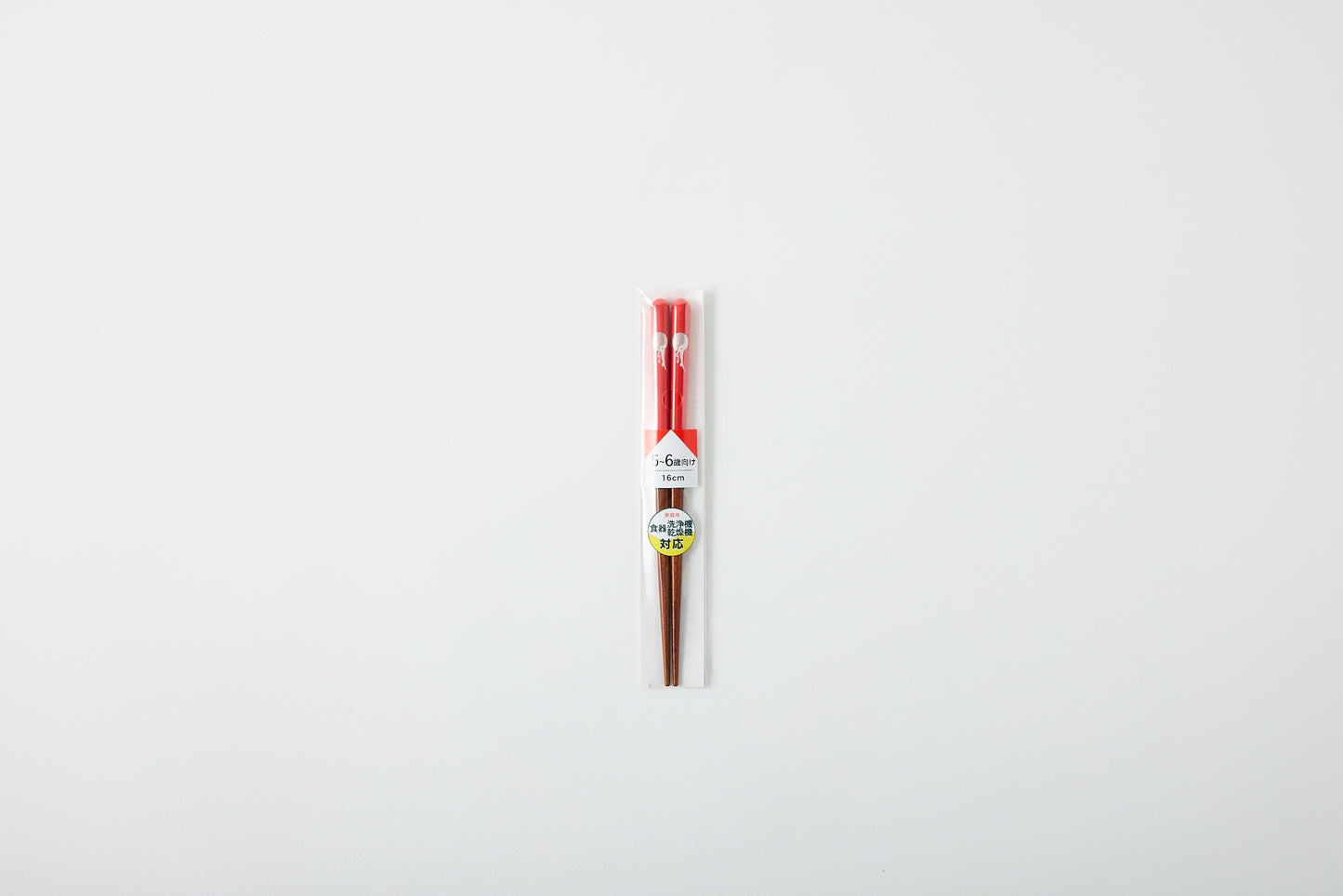 Dishwasher-Safe Moon Rabbit Chopsticks Red 16cm