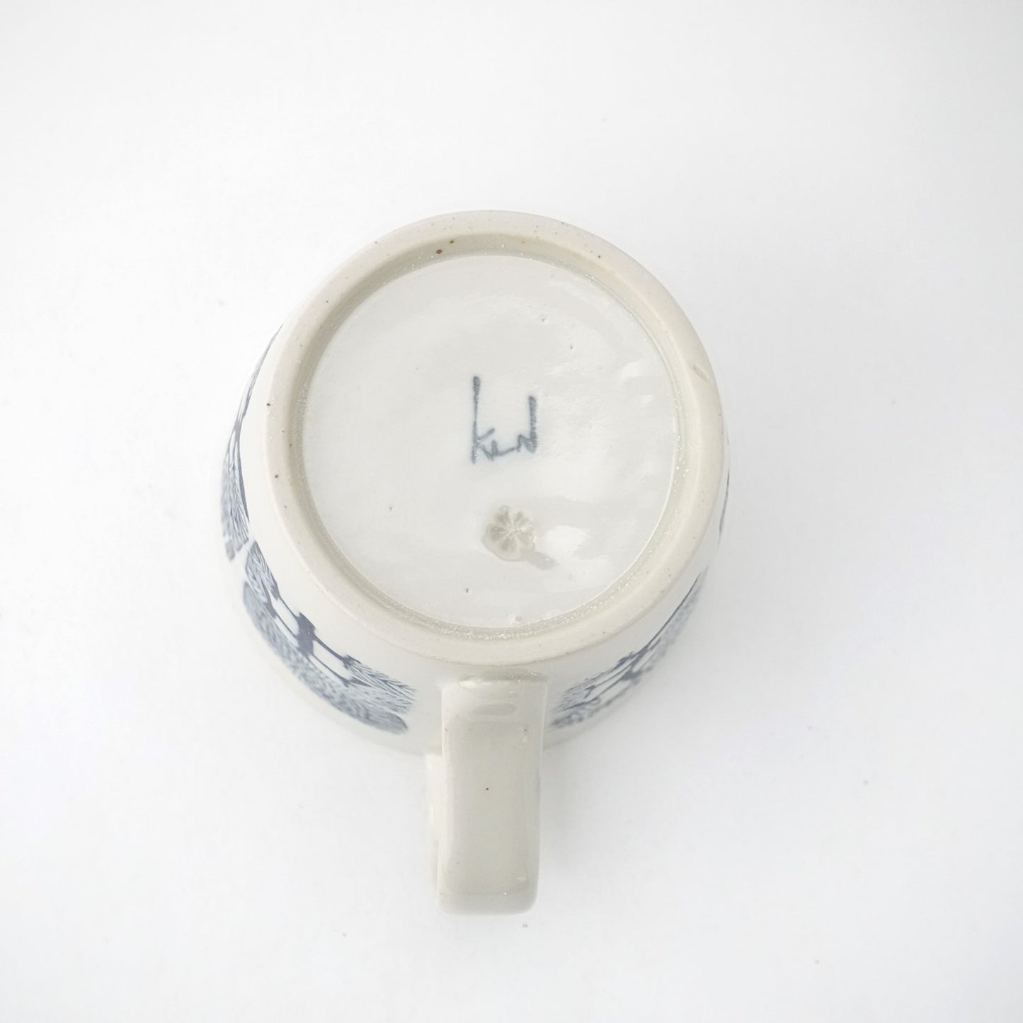 Inban AZTECA White Coffee Mug Hasami Porcelain