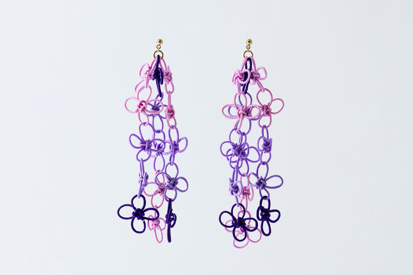 Flower Garden | Non-Pierced Earrings (Resin) - Wisteria Melody