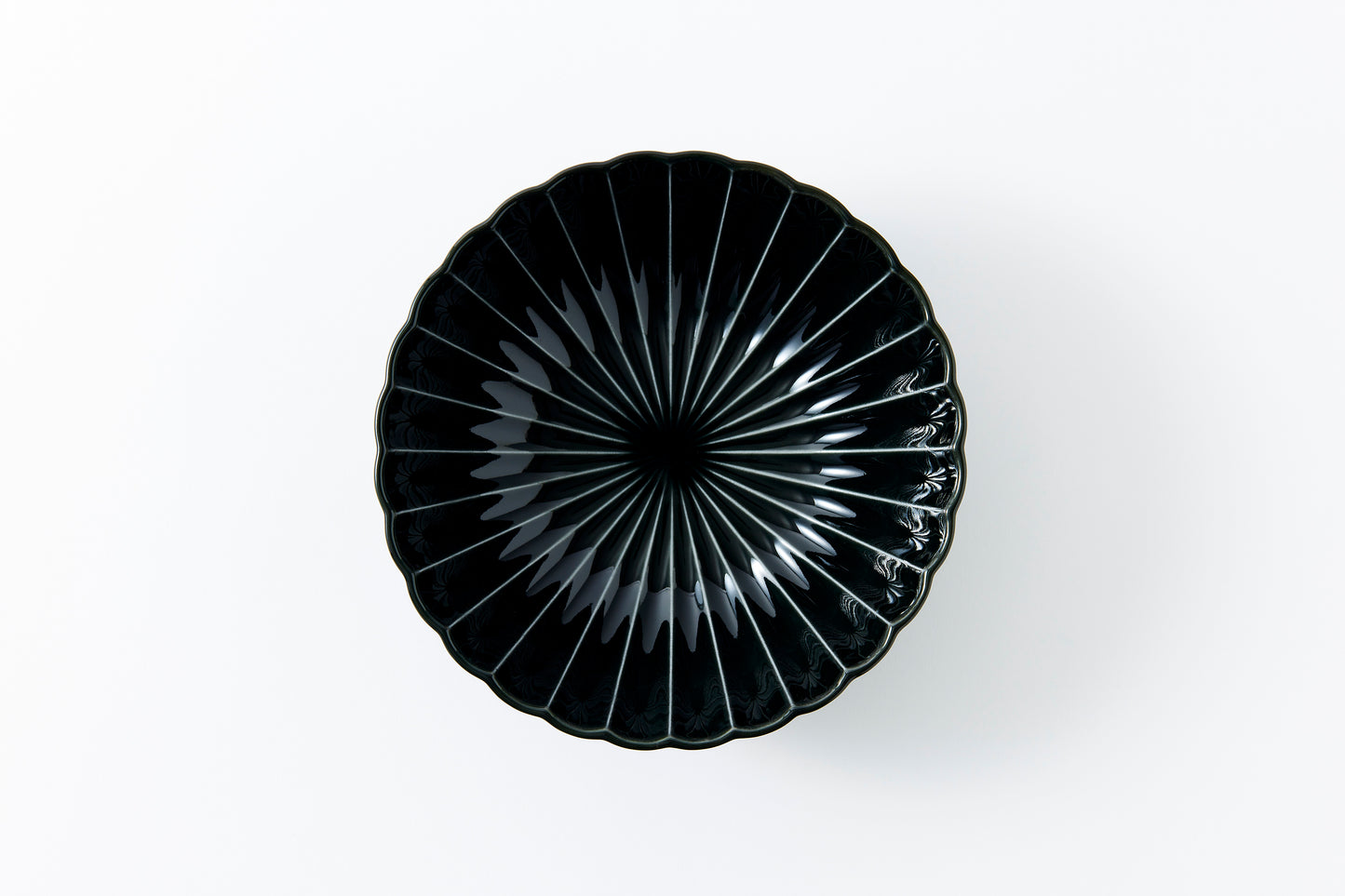 Deep Round Bowl Ink Black Large