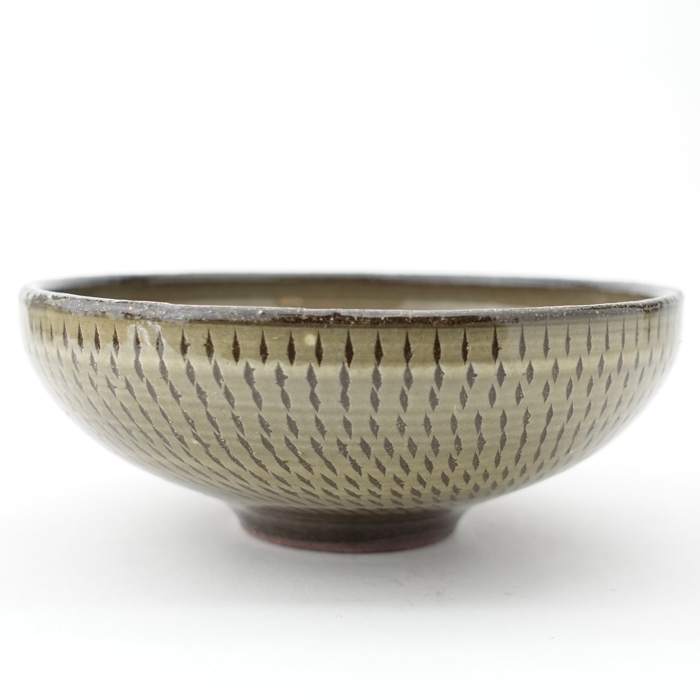 FD Yellow Glaze Tobikanna Round Flat Bowl Hasami Porcelain