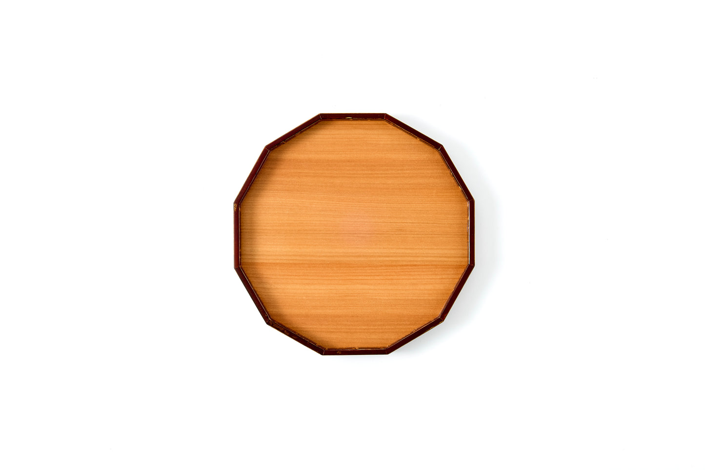 12-Sided Tray (Small) – Cherry Wood
