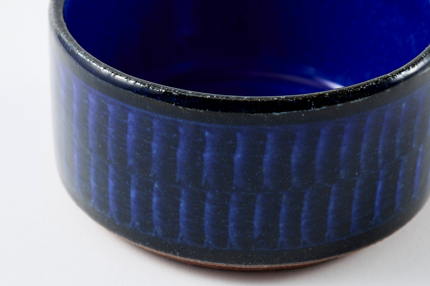 FD Blue Glaze Brush Soup Mug Hasami Porcelain