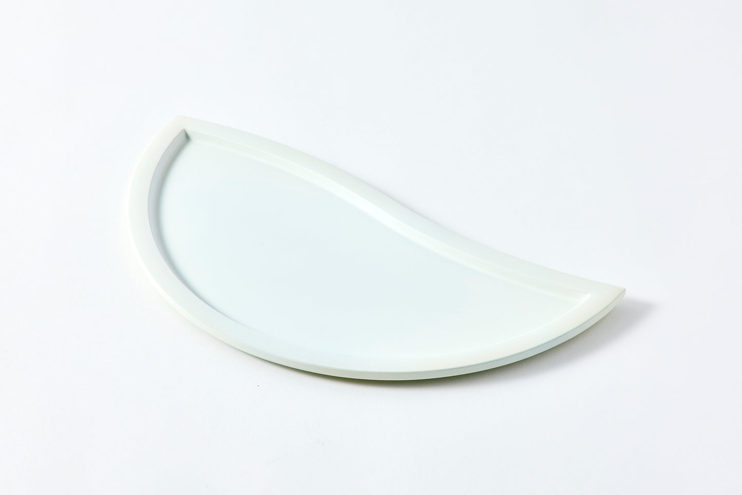 couple plate / matte white