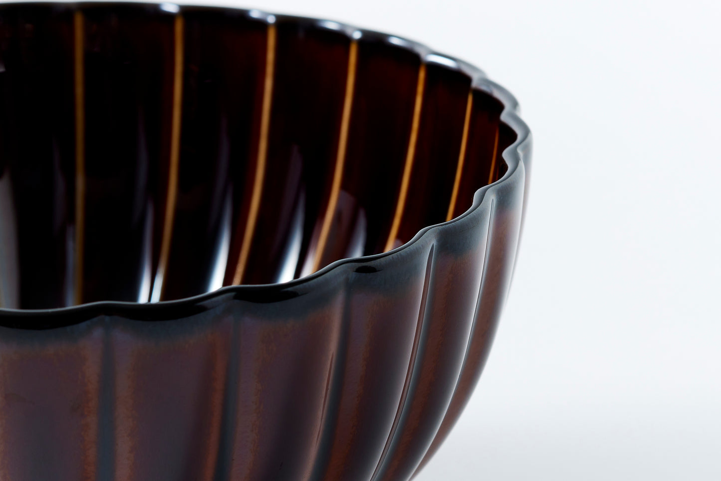 8-inch Bowl Lacquer Brown