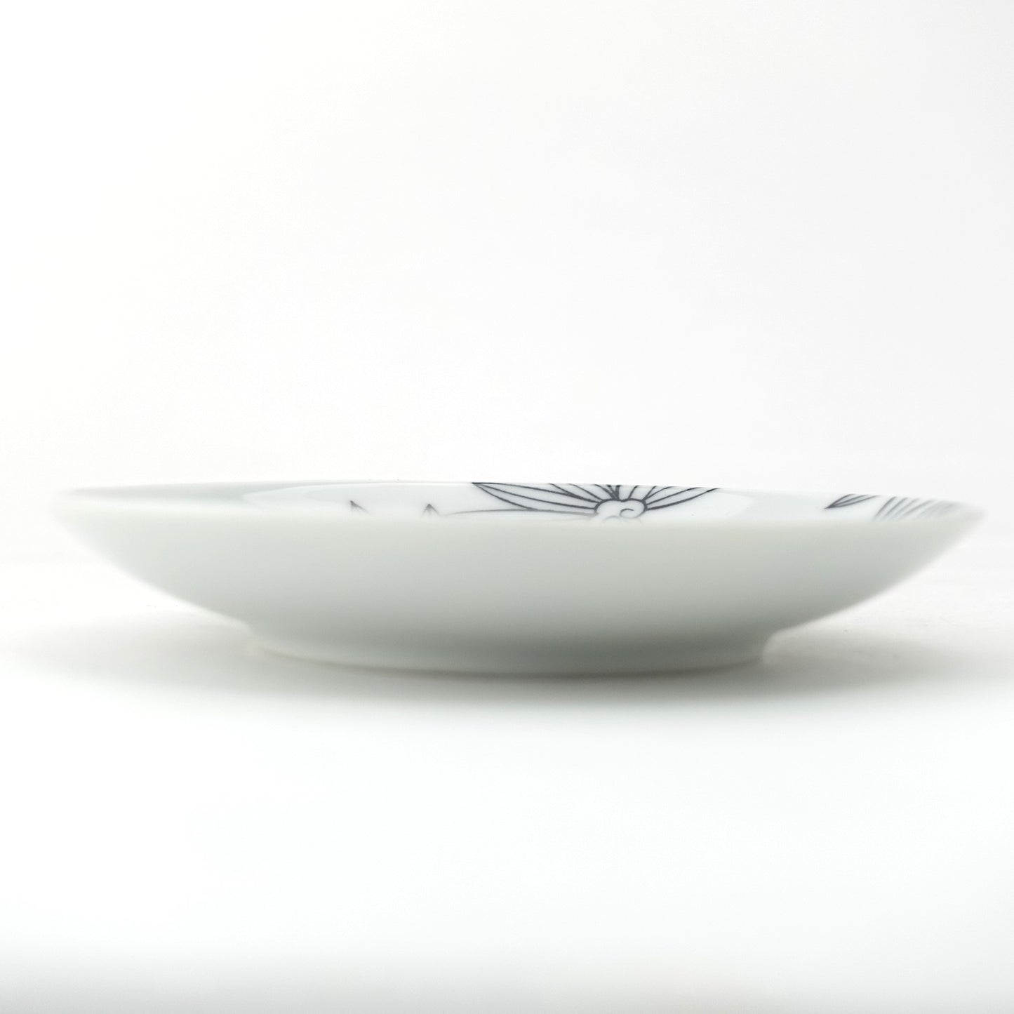Windmill Palm Motif Nabeshima Komon Small Plate Imari Porcelain