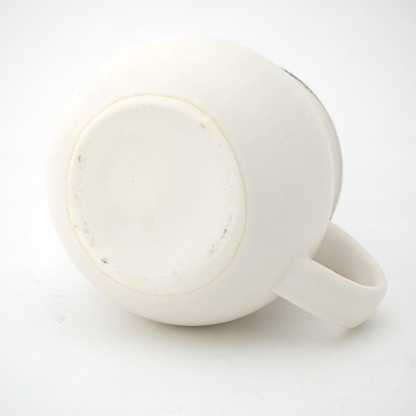 Rust Rim Matte White Aroma Mug Hasami Porcelain