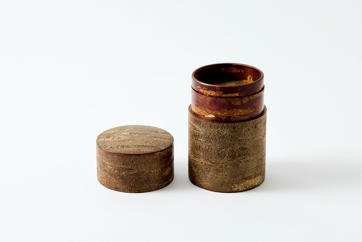 Tea Canister Frosted Decor (Large)