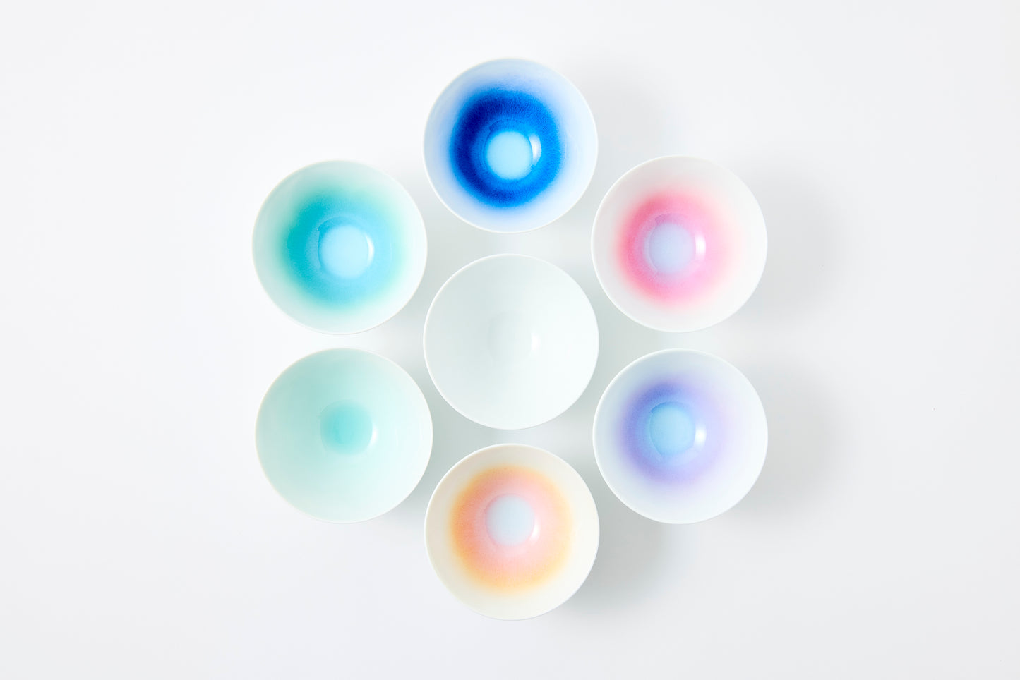 WANOKA Flower-Shaped Rice Bowl OR Arita Porcelain
