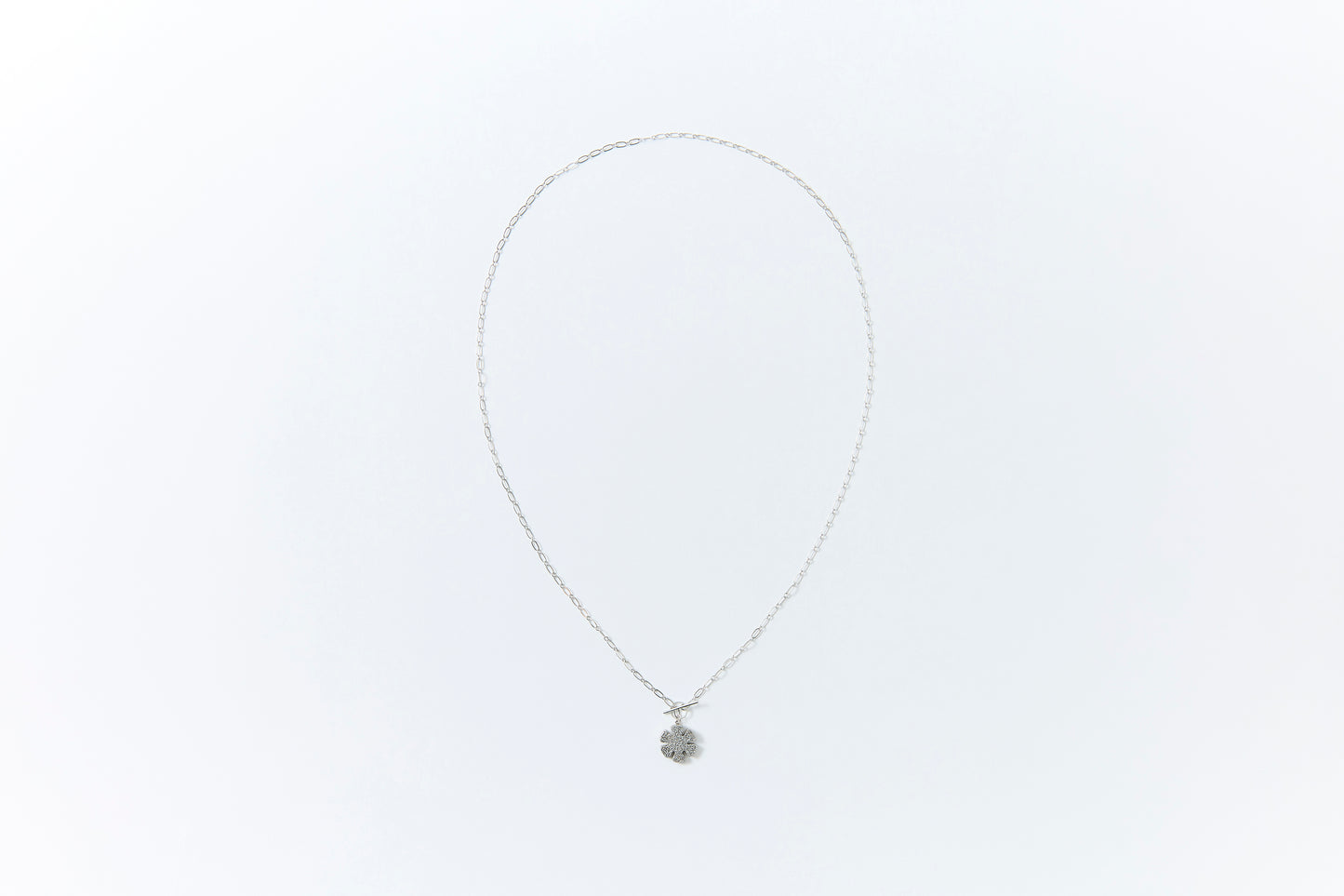 HAKUCESSORY Necklace Health Luck Platinum